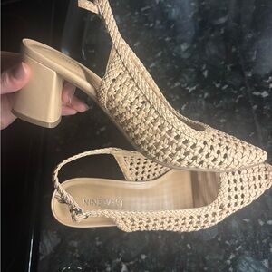 Nine West Tan Heels